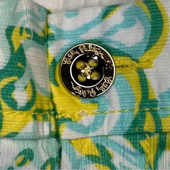 Lilly Pulitzer Callahan Shorts Dandelion Yellow Beach Gypsies | Size 0 NWT - Picture 7 of 13